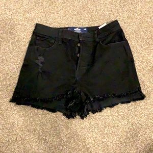 Hollister distressed denim shorts